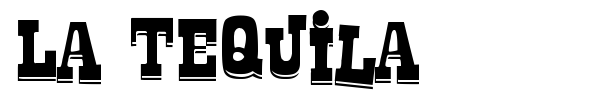 La Tequila font preview